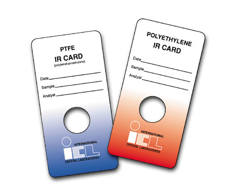 ICL PTFE and Polyethylene IR Sample Cards